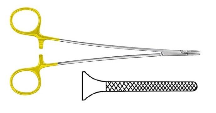 TC RYDER "FRENCH EYE" Голкотримач; прямий; із зубчиками; 23,0см. Tontarra Medizintechnik GmbH